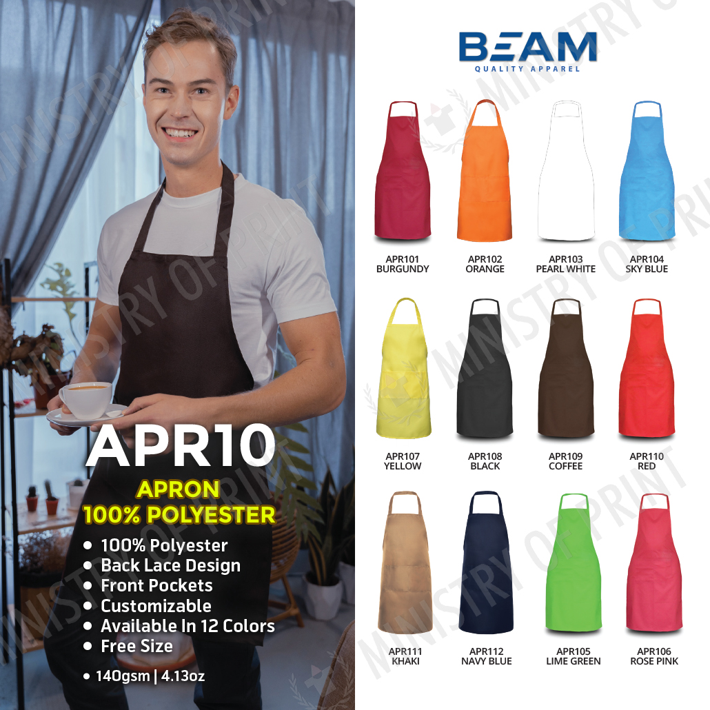 Aprons Issuing Customised Apron Singapore | Personalised Custom Aprons Embroidery ...